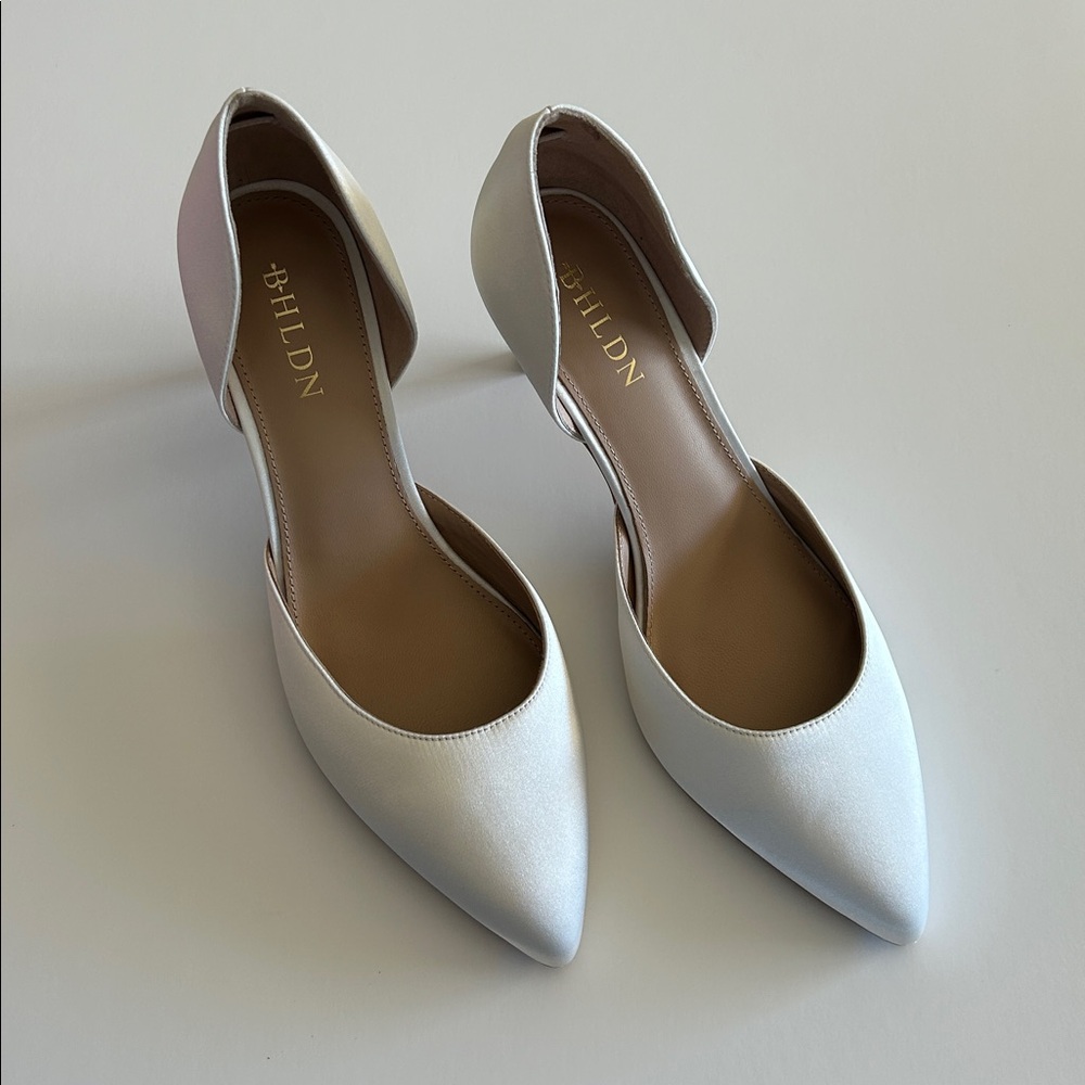 New‎ BHLDN Cressida Satin heels sz 10
